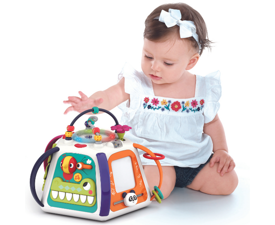 Бизикуб «Лесок» со светом и звуками от бренда Hola Toys