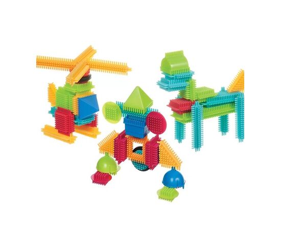 Конструктор серии Bristle Blocks "Строитель" от бренда Battat, 56 деталей