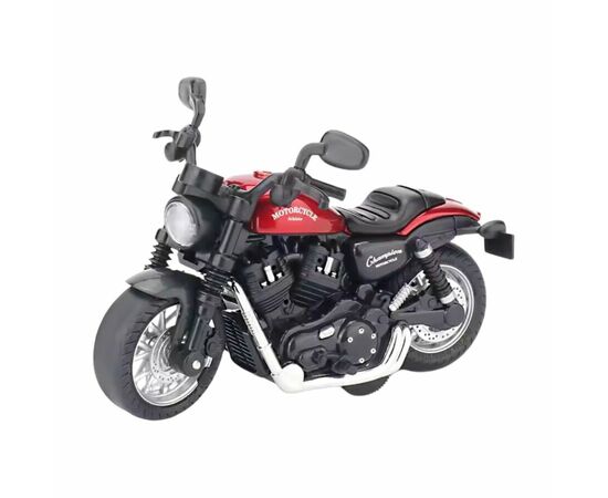 Металлический мотоцикл со звуком и светом, в ассортименте
