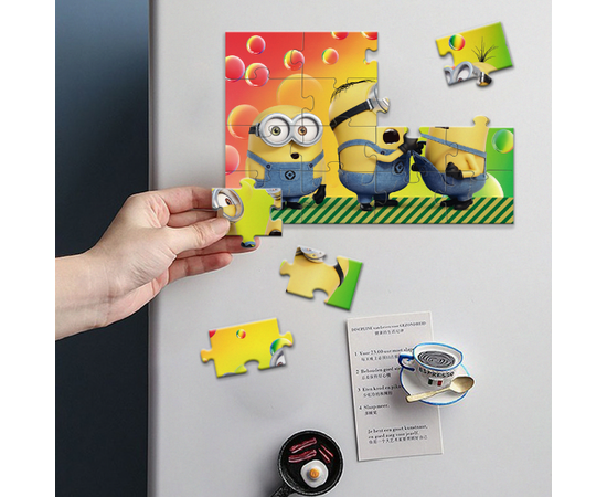 Магнитный пазл «Друзья», серия Миньоны от бренда Dodo,16 элементов