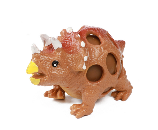 Игрушка-антистресс «Динозавр с гранулами»