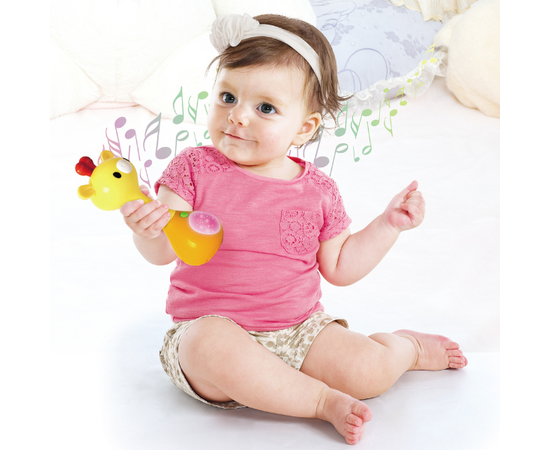 Интерактивная погремушка-прорезыватель «Мини» от бренда Hola, в ассортименте