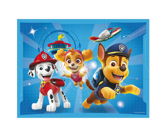 Пазл «Гонщик, Скай и Маршалл», серия Щенячий патруль от бренда Dodo, 30 элементов