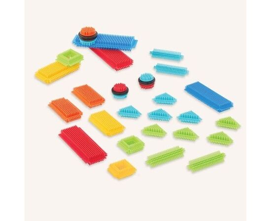 Конструктор серии Bristle Blocks "Строитель" от бренда Battat, 36 деталей