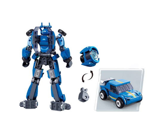 Конструктор 2 в 1 «Робот-Спортивная машина» от бренда Sluban