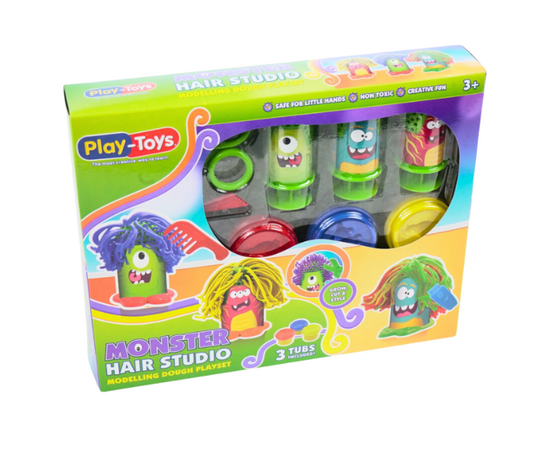 Набор для лепки «Монстр с причёской» от бренда Play-Toys