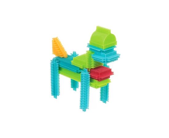 Конструктор серии Bristle Blocks "Строитель" от бренда Battat, 56 деталей