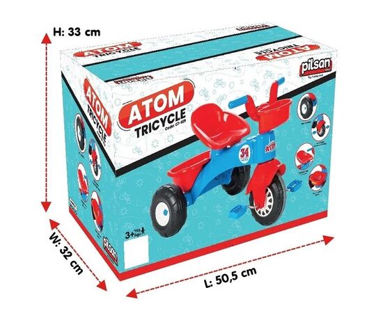 Трехколесный велосипед «Атом» от бренда Pilsan