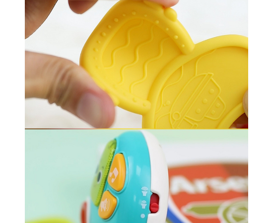 Музыкальная погремушка «Машинка с ключиками» с подсветкой и звуками от бренда Hola Toys