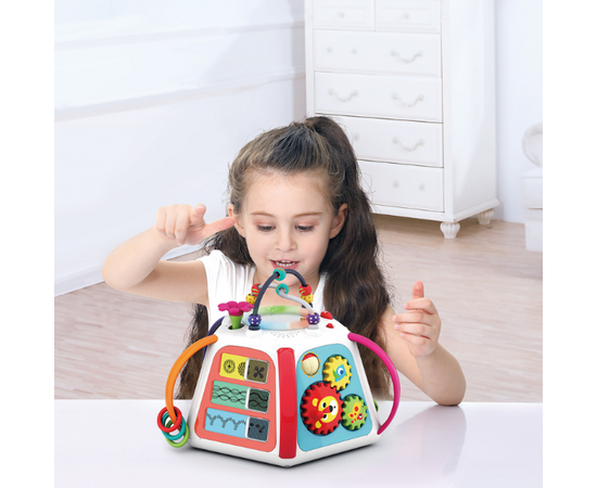 Бизикуб «Лесок» со светом и звуками от бренда Hola Toys