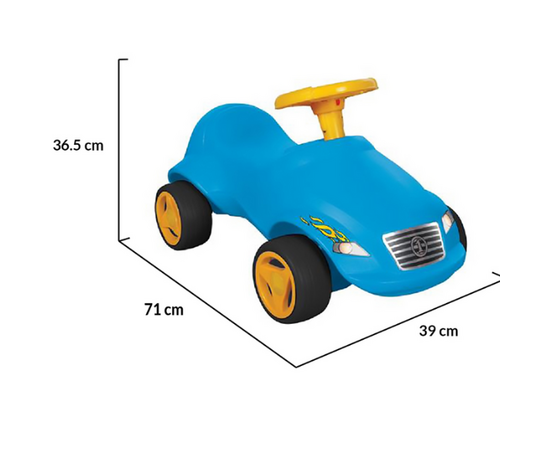 Машинка без педалей Fast Car, синяя/красная от бренда Pilsan