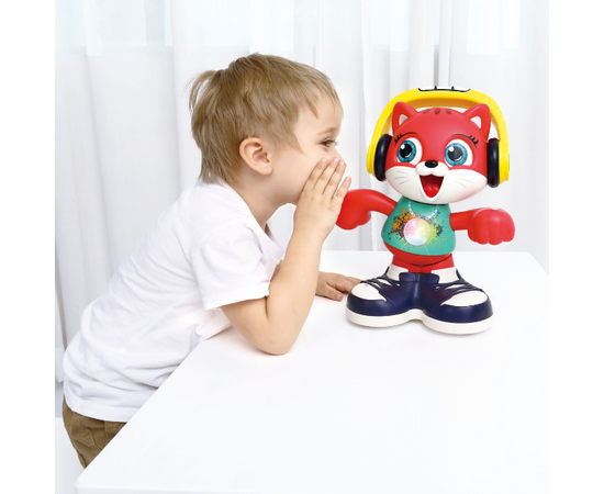 Интерактивная игрушка «Танцующий кот» с музыкой и светом от бренда Hola Toys