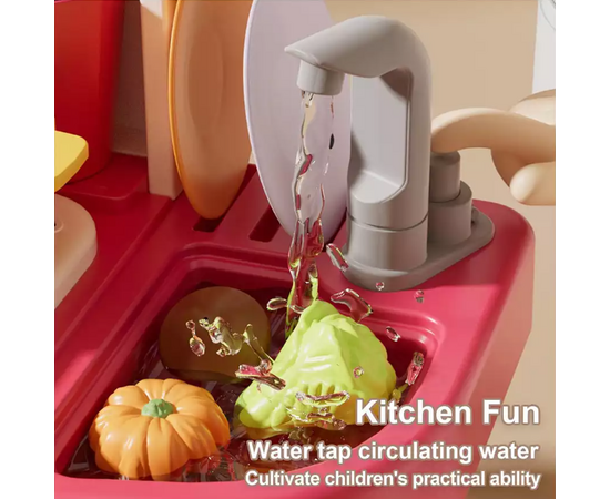 Детская игровая кухня со световыми и звуковыми эффектами