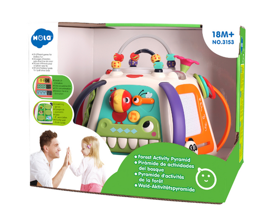 Бизикуб «Лесок» со светом и звуками от бренда Hola Toys