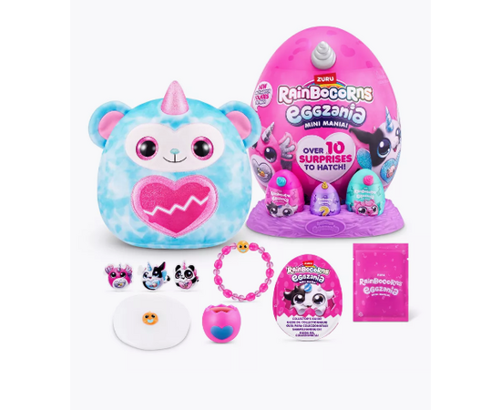 Яйцо-сюрприз с мягкой игрушкой Rainbocorns Eggzania от бренда Zuru