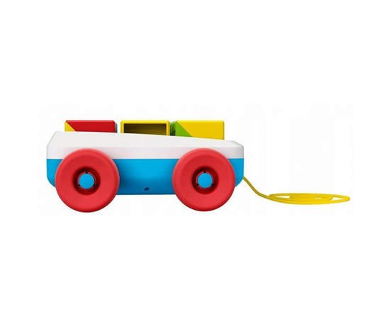Каталка с конструктором, 9 блоков от бренда Fisher-Price