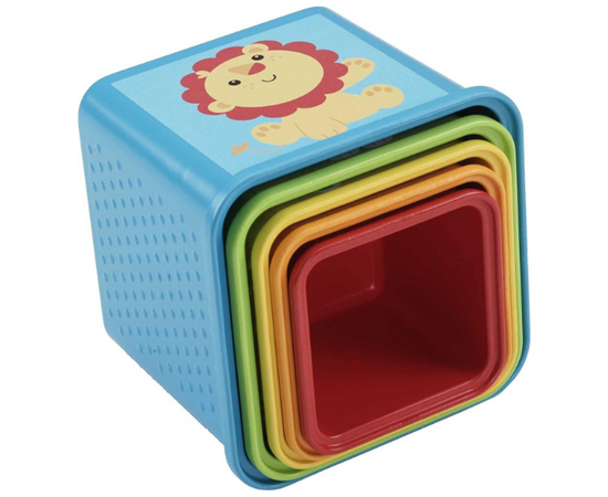 Пирамидка «Кубики со зверушками» от бренда Fisher-Price