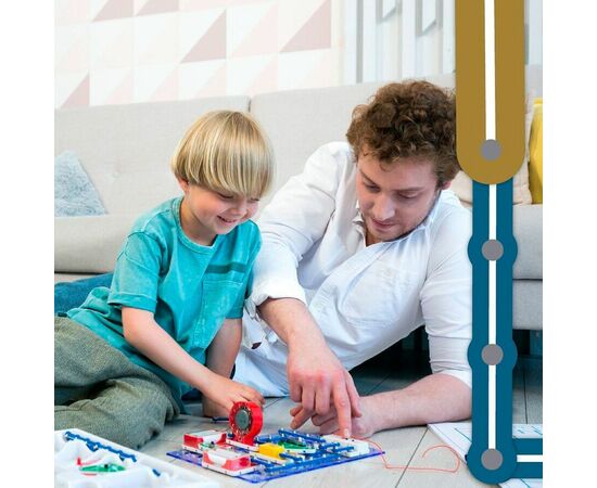 Конструктор "Первые шаги в электронике" (набор Б) от бренда Znatok