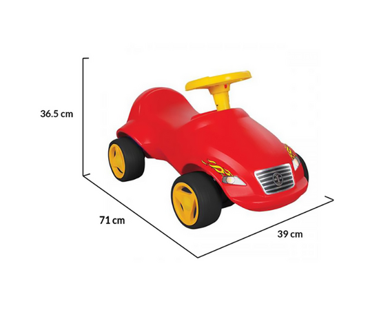 Машинка без педалей Fast Car, синяя/красная от бренда Pilsan