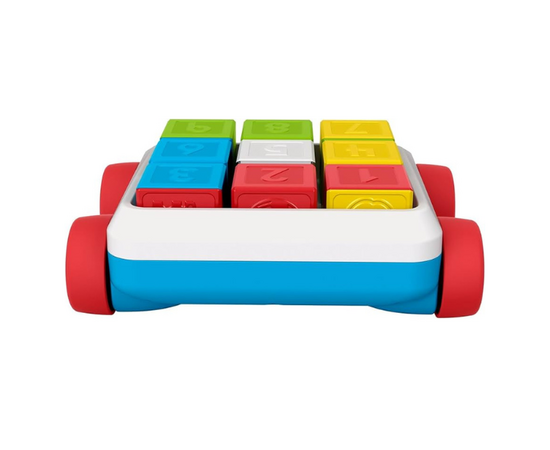 Каталка с конструктором, 9 блоков от бренда Fisher-Price