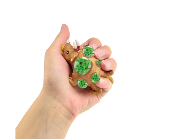 Игрушка-антистресс «Динозавр с гранулами»