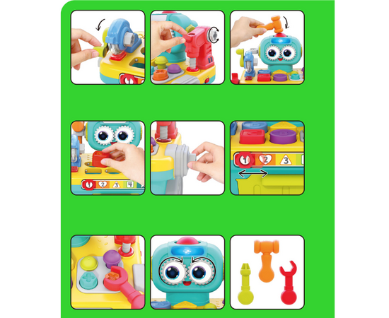 Интерактивный сортер «Робот мастерская» от бренда Hola Toys