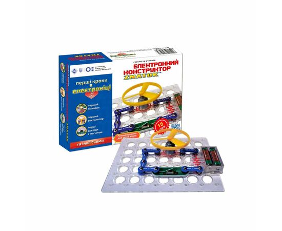 Конструктор "Первые шаги в электронике" (набор А) от бренда Znatok