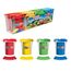 Игровой набор теста для лепки в баночке  от бренда Play-Toys, 4 штуки