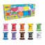 Игровой набор для лепки  от бренда Play-Toys, 10 цветов