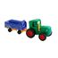 Игровой набор "Зеленый трактор с прицепом"
