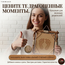 Памятная картина на натуральной коже – оригинальный подарок